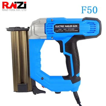 Raizi F50 Електрически Гвоздезабивной Пистолет за Дървообработване Рамкиране на Домашен интериор 220 В Електроинструмента Гвоздезабивной Пистолет с Професионален Калъф