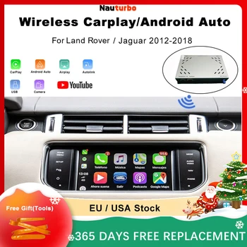 За Apple Безжична Carplay За Land Rover/Jaguar/Range Rover/Evoque/Discovery Android Авто Ai Box Мултимедия USB Навигация DSP 0