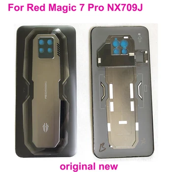Ново Оригинално Задно Стъкло За Nubia Red Magic Pro 7 Капак на Отделението за батерията Задната Врата на Корпуса Калъф с Капак Камера RedMagic 7 pro nx709j 0
