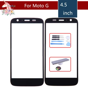 Супер Качество За Motorola Moto G XT1032 XT1033 G1 Сензорен Екран Предната Външна Стъклен Панел Обектив БЕЗ LCD дисплей, Дигитайзер