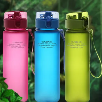 Висококачествена Бутилка за Вода от 560 МЛ Обиколка Спорт На Открито Уплътнение Ученически бутилки за вода за деца Tritan Посуда за Напитки BPA Безплатно