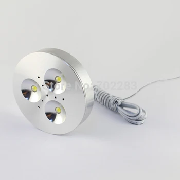 Топло бяла 12v dc 3 Watt led лампа за осветление на кухни (Epistar 300LM) 2