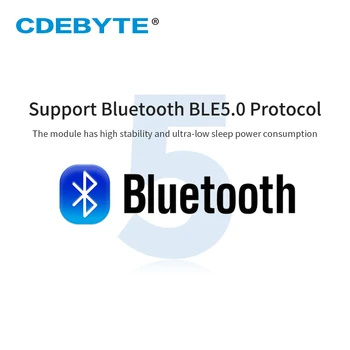 E104-BT5011A-TB Bluetooth към серийния порт на Прозрачен Модул за предаване на BLE5.0 Свързване към MAC 1