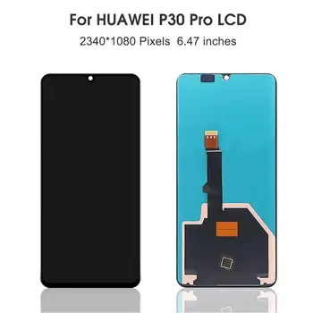 100% ОРИГИНАЛЕН Дисплей За Huawei P30 Pro LCD дисплей с Сензорен екран Дигитайзер В Събирането на Рамка За P30 pro 4