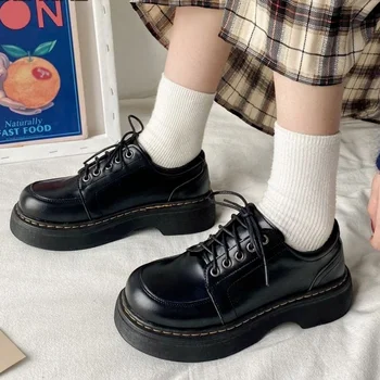 Обувки в японски стил; Училищни униформи; Jk; Студентски Обувки За Момичета; Дамски обувки в стил Кавайной Лолита