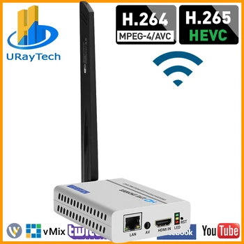 HEVC H. 265 H264 Безжичен HDMI + CVBS AV Енкодер на видео стрийминг IPTV Енкодер HD + SD Видео в реално Време Енкодер WIFI с RTMP RTSP UDP