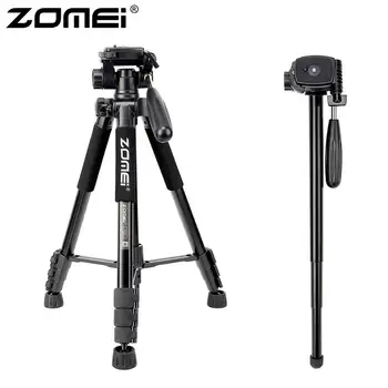 ZOMEI Q222 Статив за Камера Tripode Статичен Гъвкав Фотографски Статив, Монопод Пътна Поставка за Камера за Смартфон DSLR Проектор