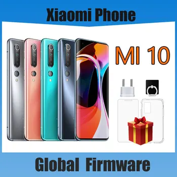 Мобилен телефон Xiaomi Mi 10 5G Чист смартфон, Мобилен телефон Qualcomm Snapdragon 865 Android 4780 ма 108 Mp