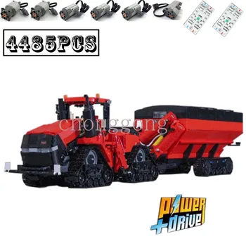 Нов Дистанционно Управление Селскостопански трактор Quadtrac 620 и Elmer HaulMaster 2000 Градивен елемент В Събирането на Играчка Модел Подарък на Момчето За Рожден Ден 0