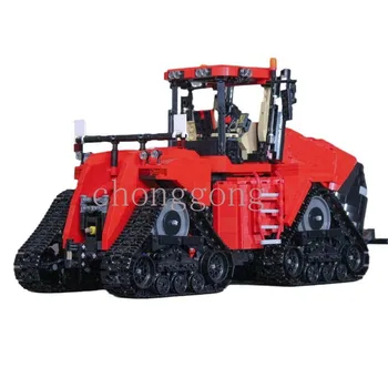 Нов Дистанционно Управление Селскостопански трактор Quadtrac 620 и Elmer HaulMaster 2000 Градивен елемент В Събирането на Играчка Модел Подарък на Момчето За Рожден Ден 3
