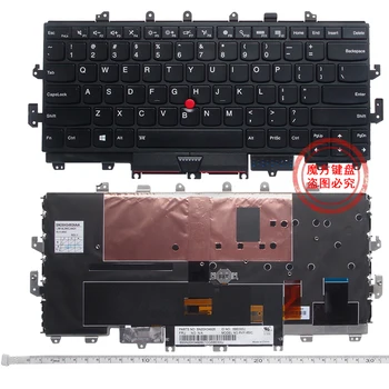 НОВАТА Клавиатура за лаптоп на САЩ За LENOVO Thinkpad X1 Carbon 1nd X1 Yoga 2016 Клавиатура С Подсветка