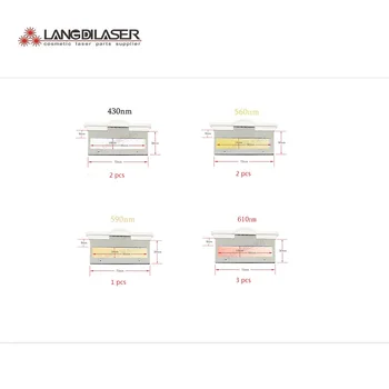филтър за премахване на космите / оптичен филтър за IPL, лазерен постоянен филтър за епилация / оптични филтри OPT laser