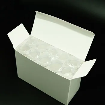10 Бр 21 мм, Пластмасов Защитен Държач на Тръбата, Кутии За Съхранение се Прилага Прозрачни Кръгли Капаци За Съхранение на Монети Защитен Държач на Тръбата