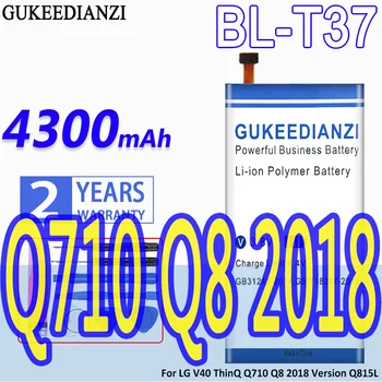 Батерия GUKEEDIANZI голям капацитет BL-T37 4300 mah За LG V40 ThinQ Q710 Q8 2018 Версия Q815L 0