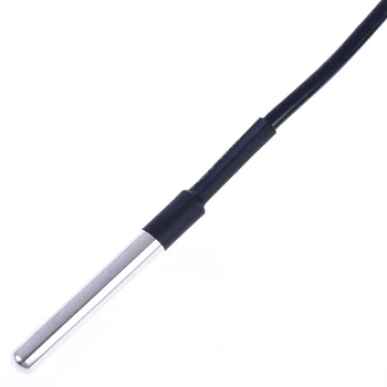 DS18B20 Пратката от неръждаема стомана 1 метър/3 фута водоустойчив кабел 18b20 датчик за температура, датчик за температура 5