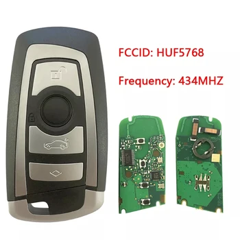 CN006089 Вторичен Пазар 3 Бутона Smart Ключ за БМВ CAS4 дистанционно управление 434 Mhz HUF5768 Корейския Пазар