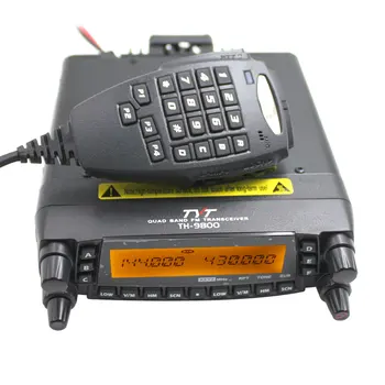 1901A TYT TH9800 TH-9800 Мобилен Радиостанцията Автомобилна Радиостанция 50 W Ретранслатор Кодиращо quadband телефони V/UHF Кола, Камион Радио 1