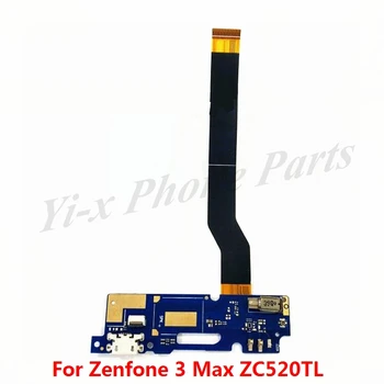 USB Зарядно Устройство с Щепсел Лента За Asus Zenfone 3 MAX ZC520TL Micro Dock Конектор Заплата Гъвкав Кабел, резервни Части За Ремонт на