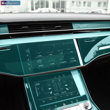 Централна Навигационния Екран на Салон на Автомобил, Таблото, TPU, Стикер, Защитен Филм За Audi A8 D5 4N 2018-Тези Аксесоари 2