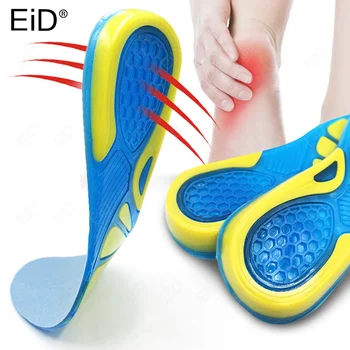 EiD Силиконови Спортни Стелки, Ортопедична Поддържаща Поставяне на Дамски Мъжки Обувки Стъпалата на Краката Ортопедична Възглавница за Ходене, Джогинг, Пешеходен Туризъм 0