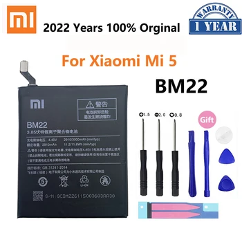 Въведете Mi Оригинална Батерия BM22 Пълен 3000 ма за Xiaomi Mi 5 Mi5 M5 Висококачествени Сменяеми Батерии за телефон + Безплатни Инструменти