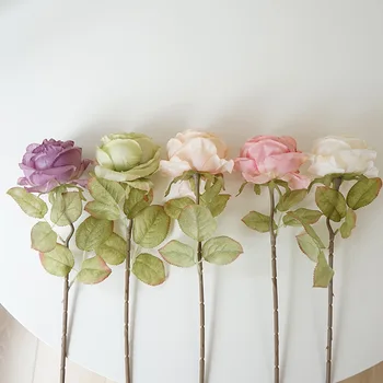 Изкуствени цветя корейски декоративни орнаменти трапезария и хол фалшиви цветя за домашно букет за Украса на дома 3