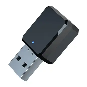 Безжичен USB Адаптер Безжичен Приемник С индикаторна Лампа Преносим Адаптер За Домашната Стерео/Автомобилни Стерео системи