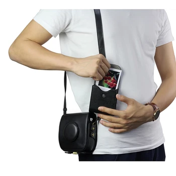 Маркова Новост за Съхранение на Камера Чанта Квадратен Камера Листа Чанта За Съхранение Кожен Калъф За Подмяна на Instax SQ20 SQ10 SQ6 SP-3 3