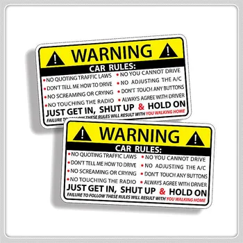 Правила за Предупреждение за Безопасността на превозното средство на Стикер-стикер за Skoda Roomster Audi Q7 R A3 Volkswagen Golf MK7 7