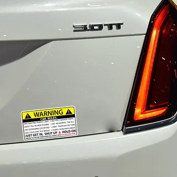 Правила за Предупреждение за Безопасността на превозното средство на Стикер-стикер за Skoda Roomster Audi Q7 R A3 Volkswagen Golf MK7 7 2