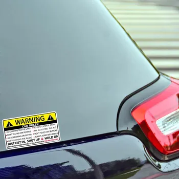 Правила за Предупреждение за Безопасността на превозното средство на Стикер-стикер за Skoda Roomster Audi Q7 R A3 Volkswagen Golf MK7 7 3