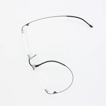 BCLEAR B Титановая Рамки За Очила 2021, Женски Квадратни Рамки За Очила Без Рамки, Очила За Късогледство, Оптични Корейски Очила, Леки 2