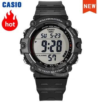 Casio часовници Menten години електричество топ луксозен комплект LED дигитален спортни Водоустойчив кварцов мъжки часовник relogio masculino AE-1500WH