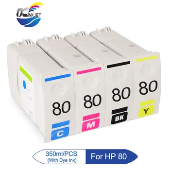 Съвместим мастилницата Ocinkjet за HP 80 за принтер HP Designjet 1050 1050C 1055 1055 СМ (C4871A C4846A C4847A C4848A)