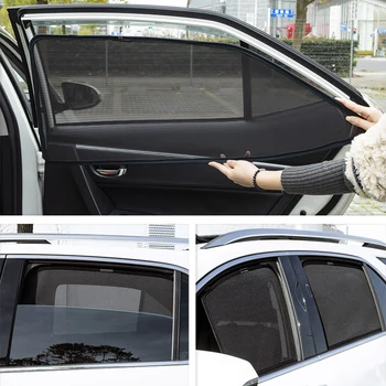 За Lexus LX 570 J200 2007-2015 LX570 Магнитен Авто сенника на Предната Рамка на Предното Стъкло Завеса Задното Странично Прозорец на сенника Щит
