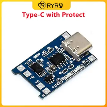 RYRA Type-C USB 5V 1A 18650 TP4056 Модул Зарядно устройство за Литиево-йонна батерия зарядно устройство ще захранване на такса Type C С Защита Литиево-йонна с Две Функции