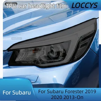 За Subaru Forester 2019 2020 2013-На Автомобилна Фаро Защитно Тонирующая Филм Дымчатая Черна Прозрачна Стикер от TPU Аксесоари 0