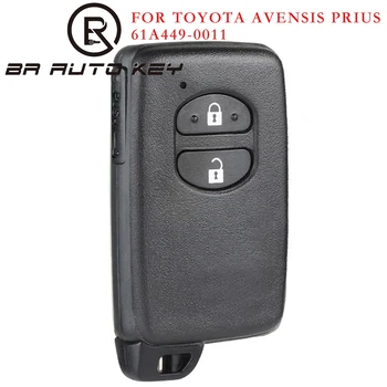 Дистанционно умен бесключевой без контактен ключ за Toyota Avensis Prius 2010-2013 2 бутона 434 Mhz ID4D 61A449-0011 P/N：89904-0F010 0