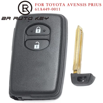 Дистанционно умен бесключевой без контактен ключ за Toyota Avensis Prius 2010-2013 2 бутона 434 Mhz ID4D 61A449-0011 P/N：89904-0F010 1