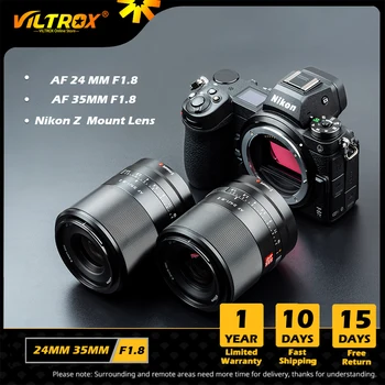 VILTROX 24 мм и 35 мм F1.8 Полнокадровый самофокусираща леща, Широкоъгълен Основен обектив, Голяма Бленда за Обектив Nikon Z Mount Z7 Z50, Обектива на Камерата
