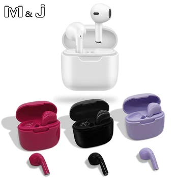 M & J Air Mini Pro Bluetooth Слушалки TWS Безжични Слушалки Hi-Fi Музикални Слушалки Спортни Игри Слушалки 
