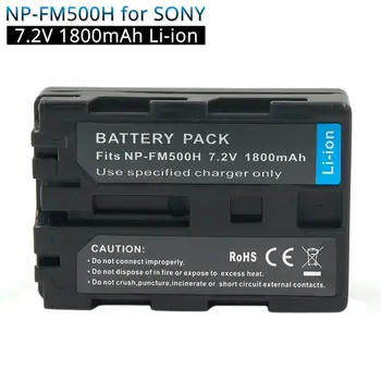 NP-FM500H NPFM500H NP FM500H 1800 mah Акумулаторна Камера Батерия за Sony магистрала a57 A58 A77 A200 A300 A500 A580 A550 A350 A700 A850