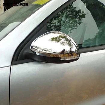 За Volkswagen Tiguan 2009-2013 2014 2015 Хромирани Вратата на Огледалото за обратно виждане Капака на Кутията Довършителни Външни Аксесоари за Оформление на Автомобила