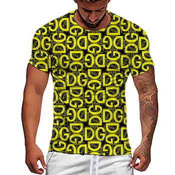 Мъжки и дамски Нова тениска с 3D принтом, уличен хип-хоп, възрастен Големи Всекидневни Топ с кръгло деколте, лятна Дишаща Рубашка2022