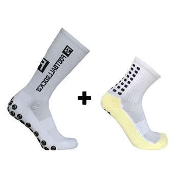 Нови Футболни Чорапи С хавлиена Кърпа За Мъже И Жени, Професионални Спортни Дишащи Нескользящие Чорапи с гърчове, Футболни Чорапи 1