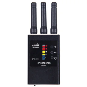G638 анти-спайуер Безжичен Детектор на Радиочестотния Сигнал Грешка GSM GPS Тракер Скрита Камера Слушане Устройство Военна Професионална Версия