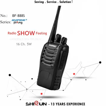 1/2/3/4/6 БР. Радио Baofeng BF-888S 5 W Висока литиево-йонна UHF 400-470 Mhz Висока мощност, 2-way радио Удобна Преносима радиостанция bf 888s 2