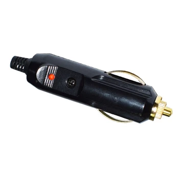 Штепсельная вилица преносим Запалката на 50JA с Индикаторна лампа 12/24 На Адаптер за Кола dc за Въздух Помпа за Помпане на гуми