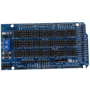 За Arduino Mega Sensor Shield V1.0 V2.0 Специалната Такса Разширяване На Mega 2560 Sup Iic Bluetooth Sd Част На Робота Сам 2
