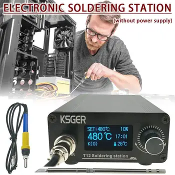 KSGER T12 V3.0 STM32 OLED Дигитален Регулатор на Температурата на Поялната Станция Поялник Пръти Электрокоагуляционный Апарат